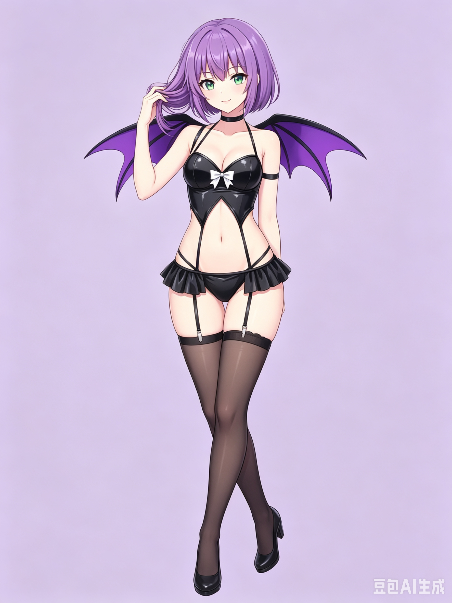 Morrvyn Pink Bunny Maid Bodysuit - Anime Kawaii Rabbit Cosplay Lingerie with Ears