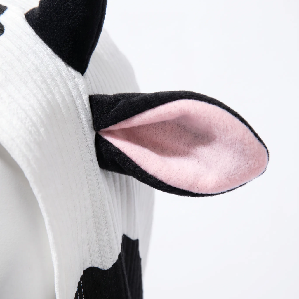 Morrvyn Anime Cow Bodysuit - Kawaii Hooded Lingerie for Cosplay